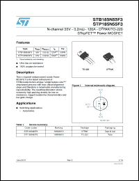 Click here to download STP185N55F3 Datasheet