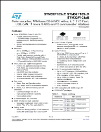 Click here to download STM32F103VD Datasheet