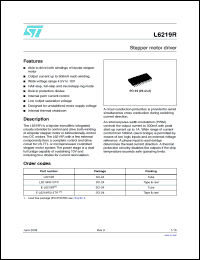 Click here to download L6219R013TR Datasheet