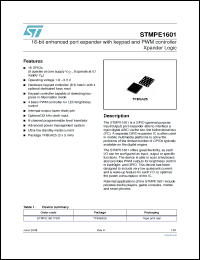 Click here to download STMPE1601_1 Datasheet
