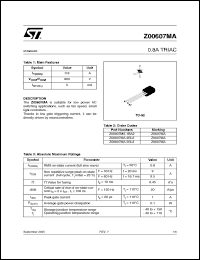 Click here to download Z0607MA Datasheet