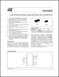 Click here to download HCF4047M013TR Datasheet