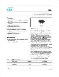 Click here to download L6741 Datasheet