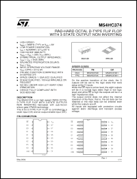 Click here to download M54HC374D Datasheet