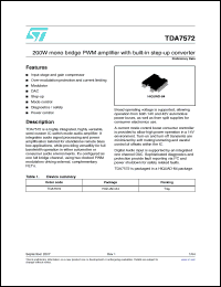 Click here to download TDA7572 Datasheet