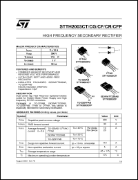 Click here to download STTH2003CR Datasheet