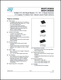 Click here to download M50FLW080ANB5TP Datasheet