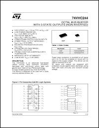 Click here to download 74VHC244TTR Datasheet