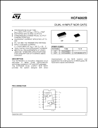 Click here to download HCF4002M013TR Datasheet