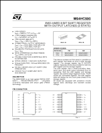 Click here to download M54HC595D Datasheet