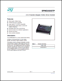 Click here to download SPMD250STP Datasheet