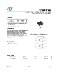Click here to download STS2DNF30L_0705 Datasheet