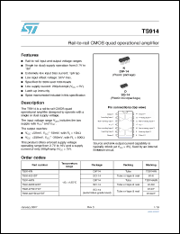 Click here to download TS914IYD Datasheet