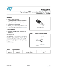 Click here to download MD2001FX Datasheet