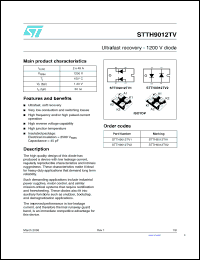 Click here to download STTH9012TV Datasheet