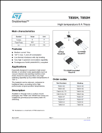 Click here to download T835H-6G Datasheet