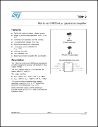 Click here to download TS912BIYDT Datasheet