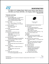 Click here to download M39P0R9070E0ZAD Datasheet