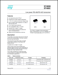 Click here to download ST485C Datasheet