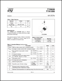 Click here to download TYN606_06 Datasheet