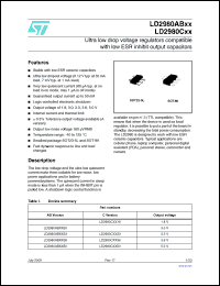 Click here to download LD2980CXX50 Datasheet