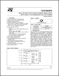 Click here to download TDA7563PDTR Datasheet