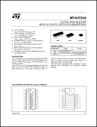 Click here to download M74HC540RM13TR Datasheet