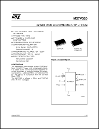 Click here to download M27V320-150M6 Datasheet
