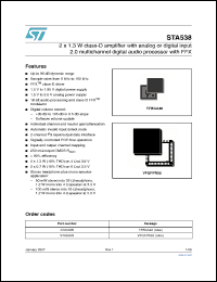 Click here to download STA538Q Datasheet