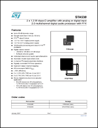 Click here to download STA538B Datasheet