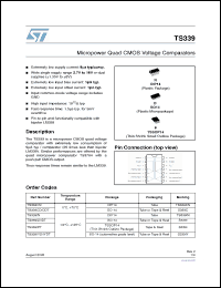 Click here to download TS339IDT Datasheet