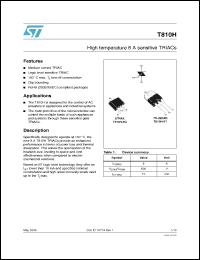 Click here to download T810H-6G Datasheet
