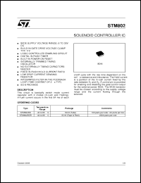 Click here to download STM802BD Datasheet