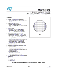 Click here to download M65KG512AB8W9 Datasheet