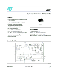 Click here to download L6564DTR Datasheet