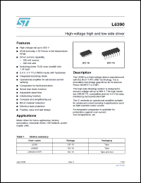 Click here to download L6390D013TR Datasheet