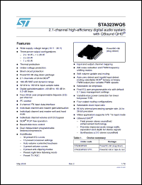 Click here to download STA323WQS Datasheet
