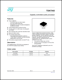 Click here to download TDA7342NTR Datasheet