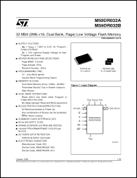 Click here to download M59DR032D120N1T Datasheet