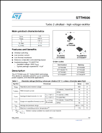 Click here to download STTH506B Datasheet
