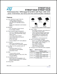 Click here to download STM32F103X8 Datasheet