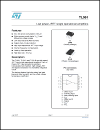 Click here to download TL061_07 Datasheet