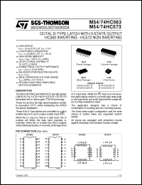 Click here to download M74HC563F1R Datasheet