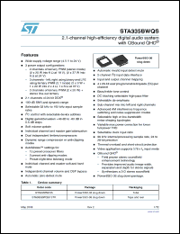 Click here to download STA335BWQS13TR Datasheet