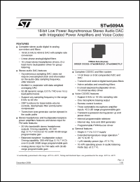 Click here to download STW5094ADT Datasheet