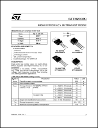 Click here to download STTH2002CT Datasheet
