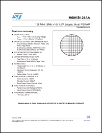 Click here to download M69KB128AA70DW8 Datasheet