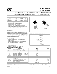Click here to download STP135N10 Datasheet