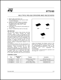 Click here to download ST75185CTR Datasheet