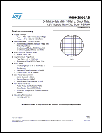 Click here to download M69KB096AB80DW8 Datasheet